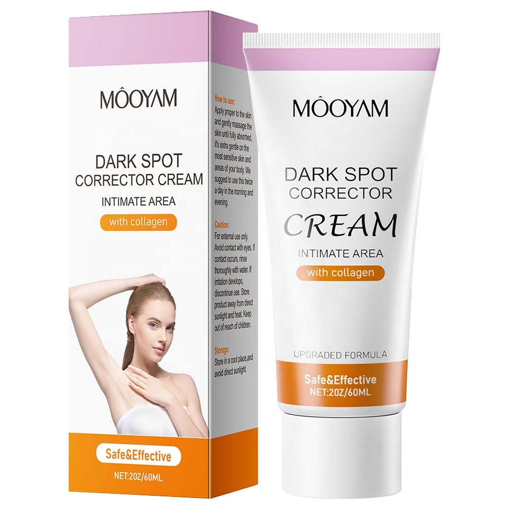 MOOYAM Intimate Dark Spot Corrector Cream with Collagen – Safe & Gentle for Sensitive Skin, 60ml