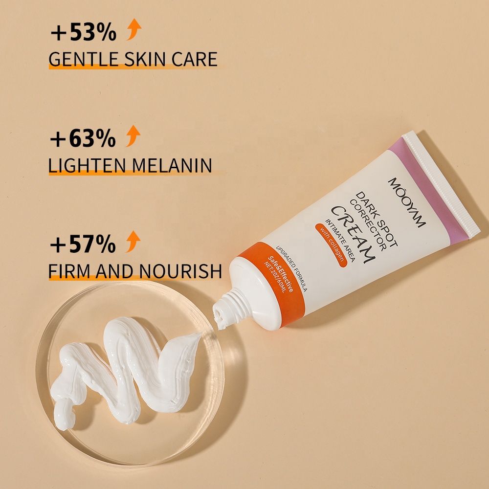 MOOYAM Intimate Dark Spot Corrector Cream with Collagen – Safe & Gentle for Sensitive Skin, 60ml