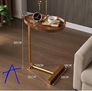 Coffee Table, Simple Movable Mini Side Table, Light Luxury Living Room Sofa and Coffee Table, Simple Assembling Corner Table