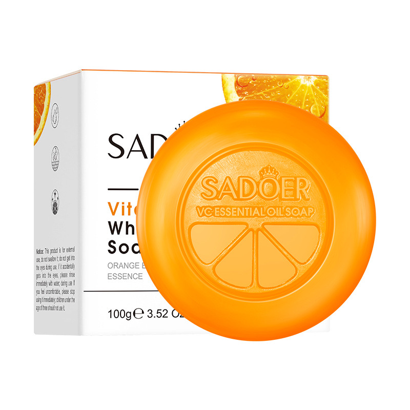 Vitamin C Soap enriched with Vitamin C to brighten and protect the skin with powerful antioxidants.