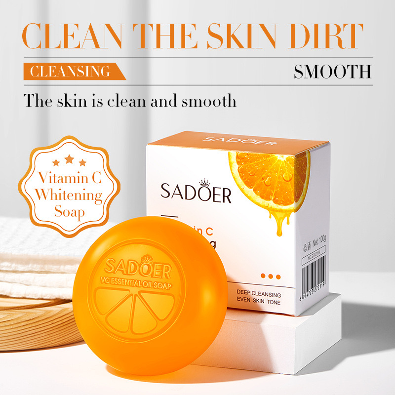 Vitamin C Soap enriched with Vitamin C to brighten and protect the skin with powerful antioxidants.