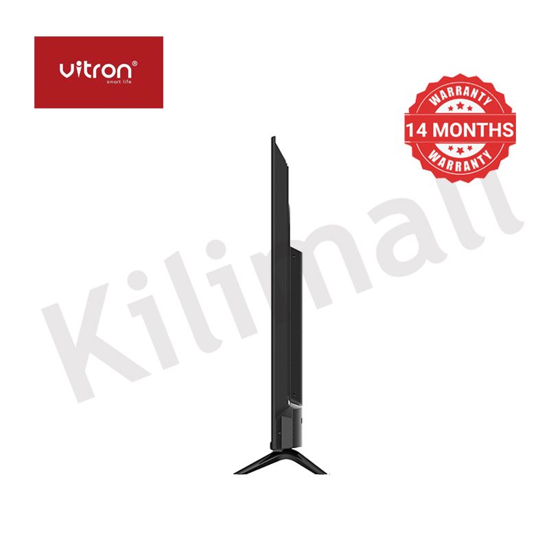 Vitron 55 Inches 4K UHD Smart Android TV with Bluetooth DVB-T2 Smart Tellevison OS Android 11 1.5G+8G HTC5568US