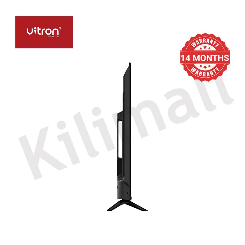 Vitron 55 Inches 4K UHD Smart Android TV with Bluetooth DVB-T2 Smart Tellevison OS Android 11 1.5G+8G HTC5568US