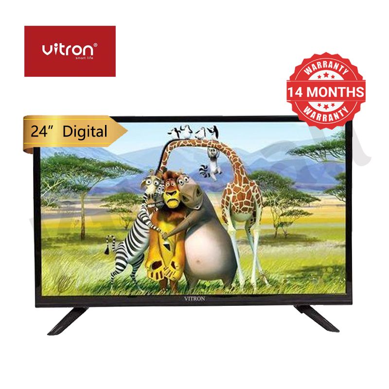 Vitron 24 inch Digital TV HD LED TV AC/DC DVB-T2 V2446D