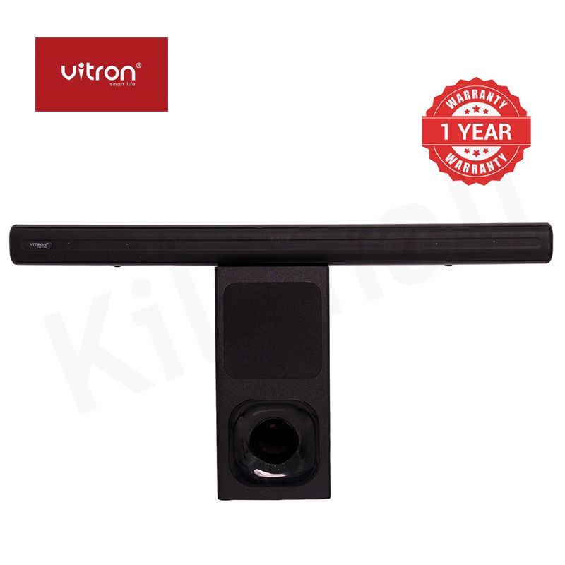 Vitron 2.1CH V52SB Wired Soundbar System with AUX USB Bluetooth Speaker System Home Audio Rich Bass 8000W