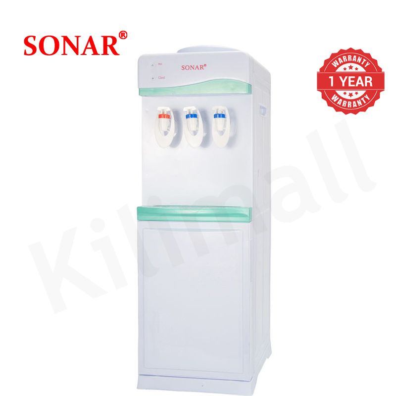 Sonar Top Loading Hot & Cold & Normal Water Dispenser Freestanding Water Cooler with Push Tap SR-A7C/SR-B7C