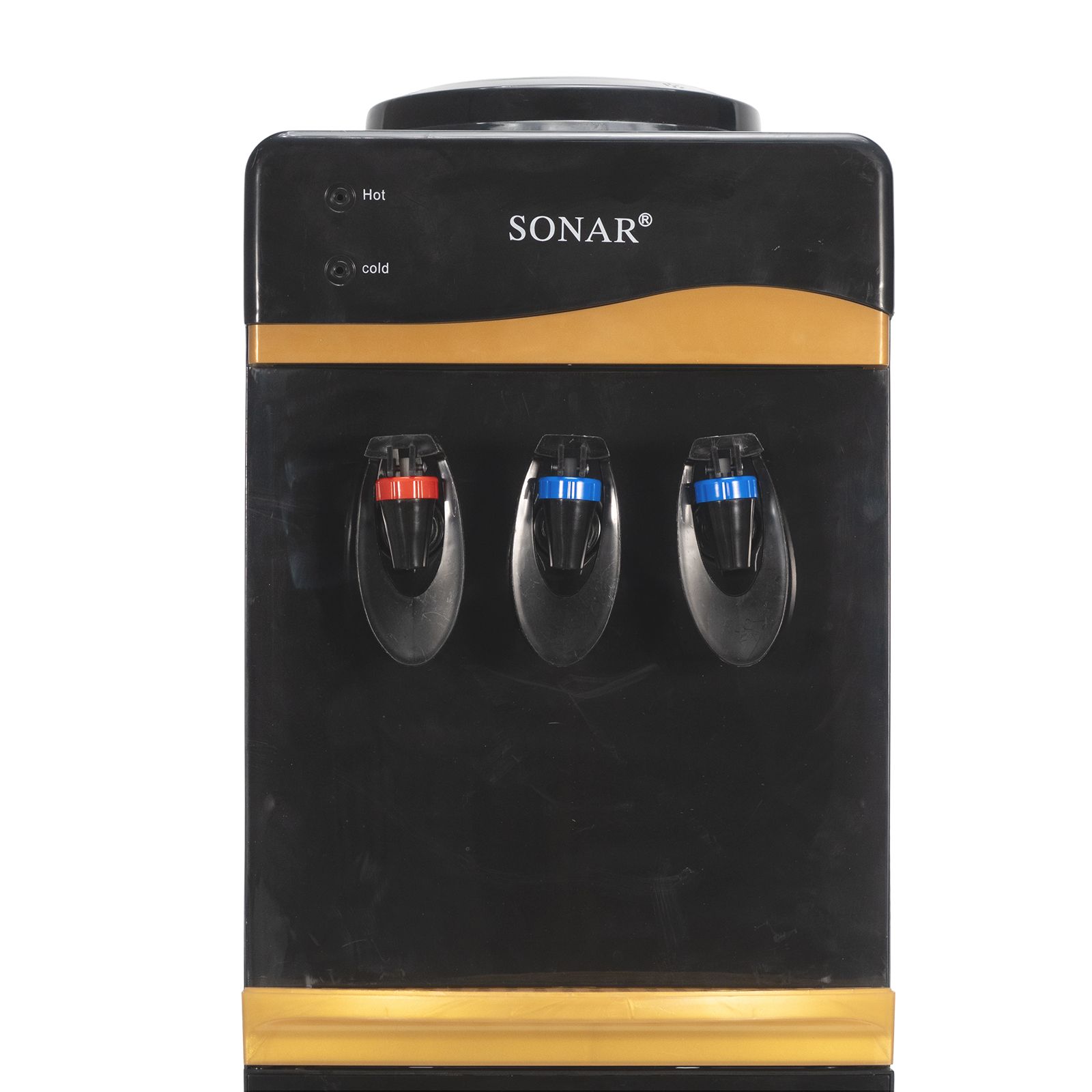 Sonar Top Loading Hot & Cold & Normal Water Dispenser Freestanding Water Cooler with Push Tap SR-A7C/SR-B7C