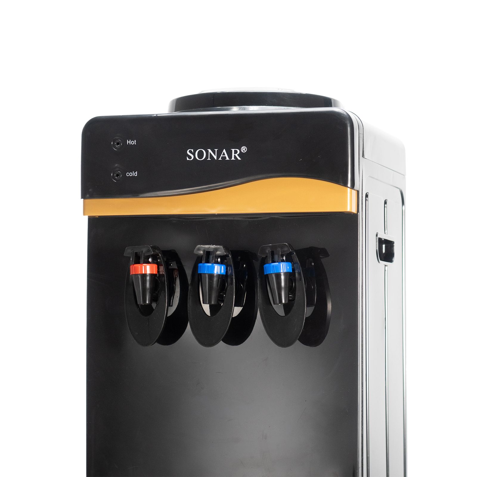 Sonar Top Loading Hot & Cold & Normal Water Dispenser Freestanding Water Cooler with Push Tap SR-A7C/SR-B7C