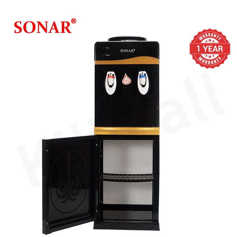 Sonar Top Loading Hot and Normal Standing Water Dispenser with Storage Cabinet Household Appliance SR-A7/SR-B7
