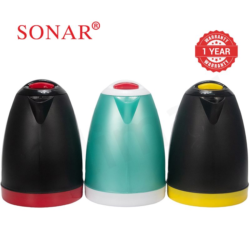 【Limited Offer】Sonar 2L 1500W Electric Kettle Energy Efficiently Heater Jug Cordless Electric Kettle 1.5M Power Cord SR-P2