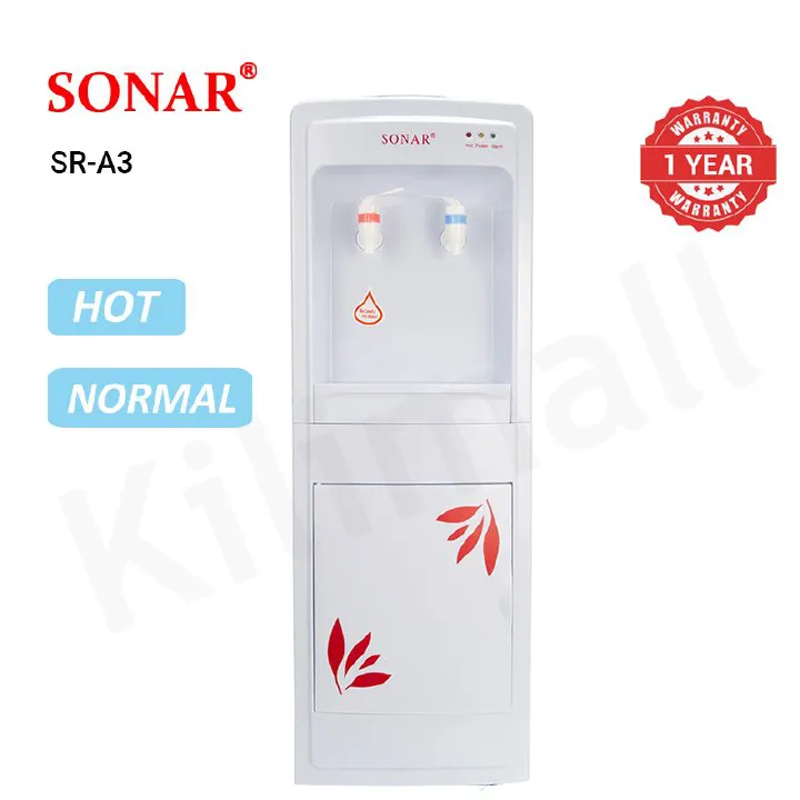 Sonar Hot and Normal Standing Water Dispenser with Storage Cabinet Household Appliance SR-A3