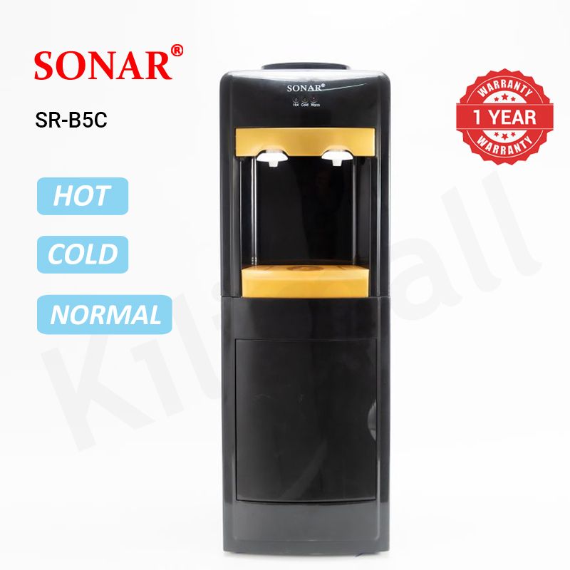 Sonar Top Loading Hot & Cold & Normal Water Dispenser Freestanding Water Cooler SR-B5C