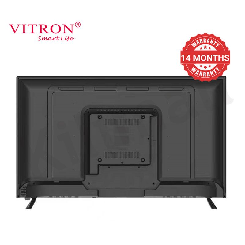Vitron 43 inch Smart TV HTC 4388FS Android BLuetooth Television Full HD Frameless TV with Netflix Youtube Television 1G+8G