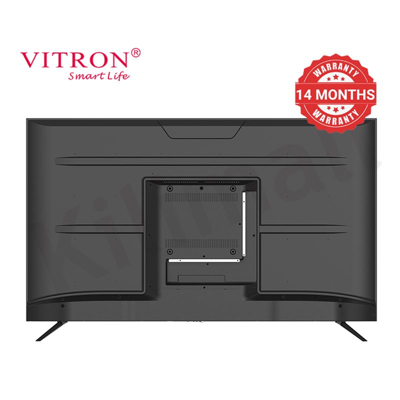 Vitron 50 Inch Frameless Television HTC 5068US Ultra HD Android Smart TV with Bluetooth Netflix Youtube 1.5G+8G USB/SD WIFI Television Multifuctional TV