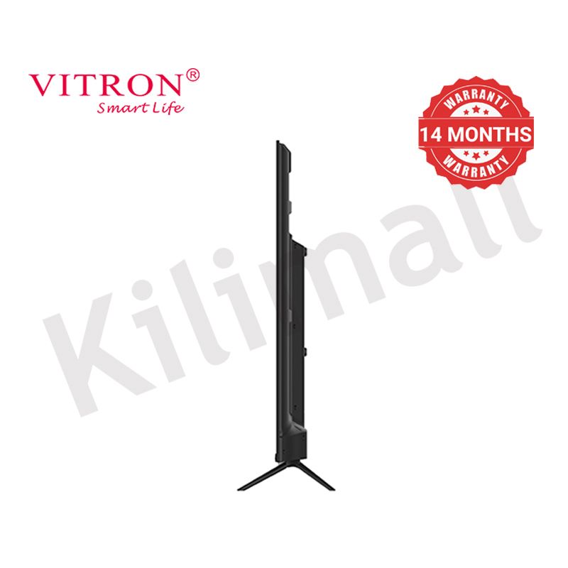 Vitron 50 Inch Frameless Television HTC 5068US Ultra HD Android Smart TV with Bluetooth Netflix Youtube 1.5G+8G USB/SD WIFI Television Multifuctional TV