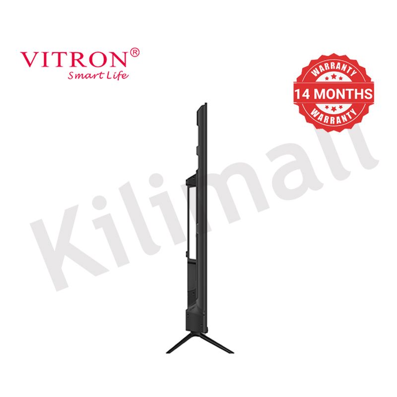 Vitron 50 Inch Frameless Television HTC 5068US Ultra HD Android Smart TV with Bluetooth Netflix Youtube 1.5G+8G USB/SD WIFI Television Multifuctional TV