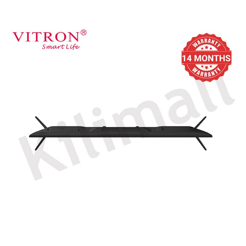 Vitron 50 Inch Frameless Television HTC 5068US Ultra HD Android Smart TV with Bluetooth Netflix Youtube 1.5G+8G USB/SD WIFI Television Multifuctional TV