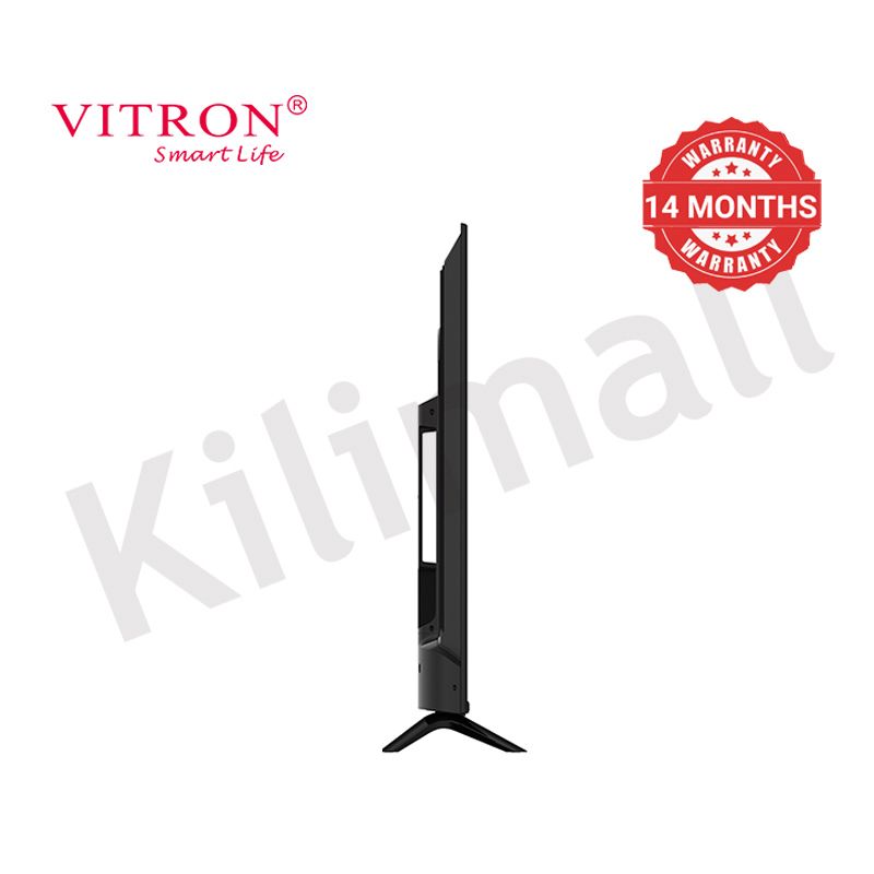 Vitron 55 Inches 4K UHD Smart Android TV with Bluetooth DVB-T2 Smart Tellevison OS Android 11 1.5G+8G HTC5568US