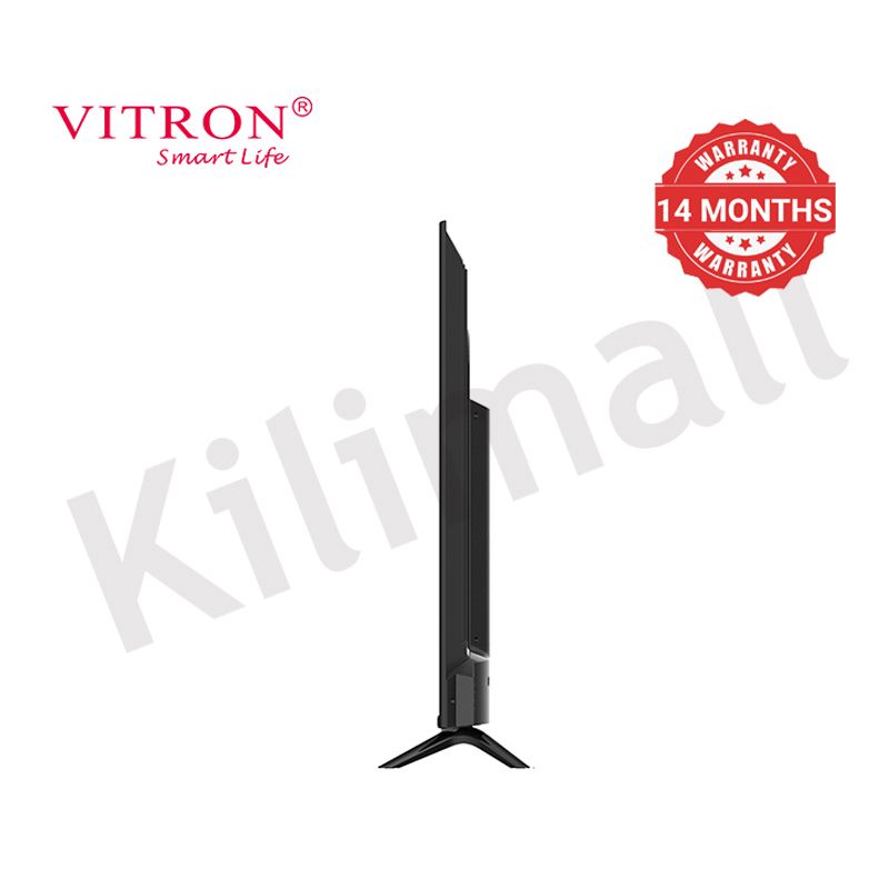 Vitron 55 Inches 4K UHD Smart Android TV with Bluetooth DVB-T2 Smart Tellevison OS Android 11 1.5G+8G HTC5568US