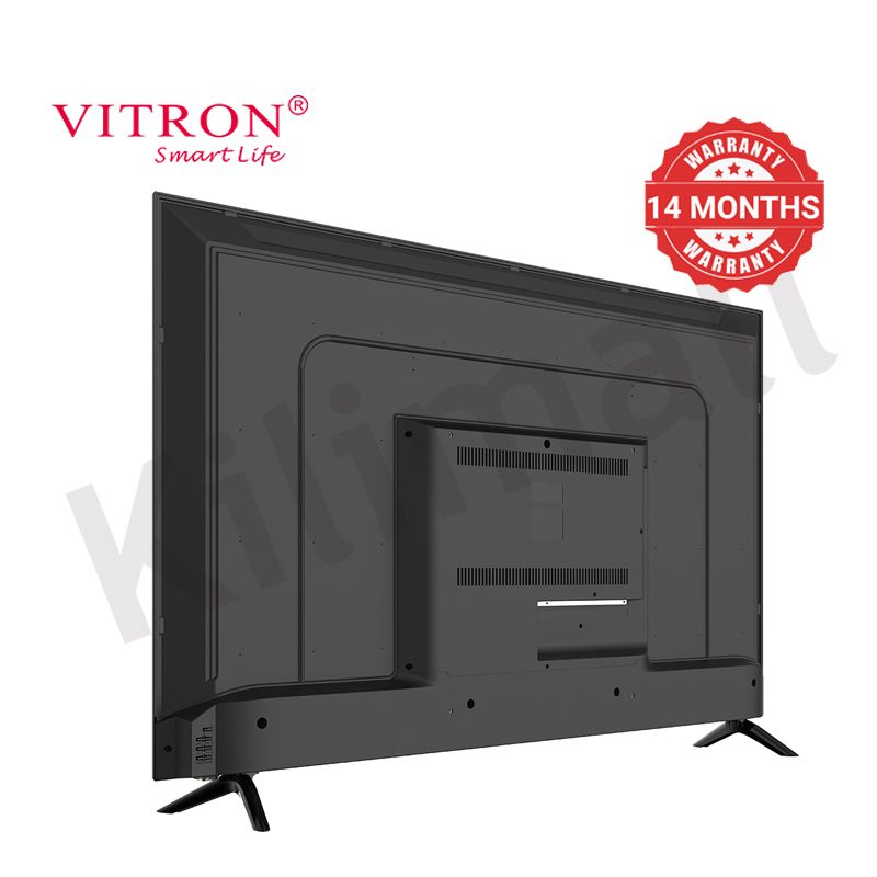 Vitron 55 Inches 4K UHD Smart Android TV with Bluetooth DVB-T2 Smart Tellevison OS Android 11 1.5G+8G HTC5568US