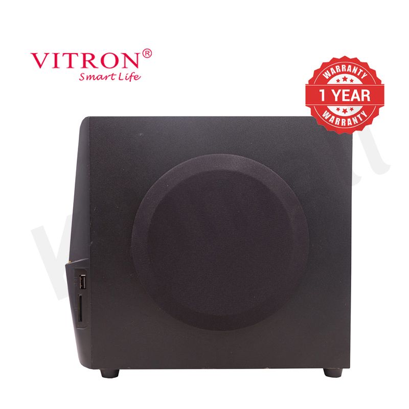 Vitron 2.1CH Multimedia Bluetooth Woofer Home Audio System Speaker System AC/DC Subwoofer 5000W with Remote Control V403