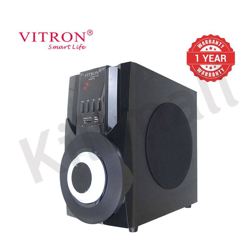 Vitron 3.1CH V641 X-Bass Home Theatre System with Remote Control BT Speaker System AC/DC Subwoofer Home Audilo System USB SD MP3 FM Radio 10000W