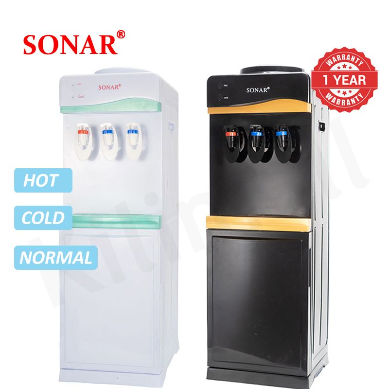 Sonar Top Loading Hot & Cold & Normal Water Dispenser Freestanding Water Cooler with Push Tap SR-A7C/SR-B7C