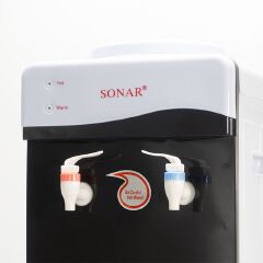 Sonar Genuine Top Loading Hot and Normal Standing Water Dispenser with Storage Cabinet Energy Saving Hot and Warm Water Dispenser 1 Year Warranty JY-001 28*28*84 cm