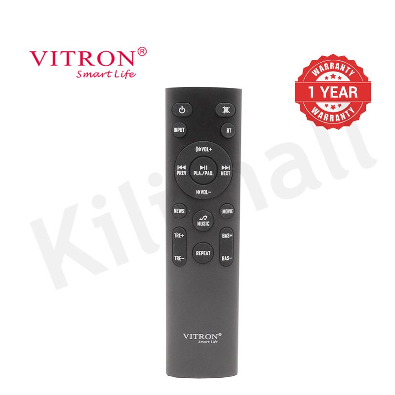 Vitron 2.1CH V51SB Wired Soundbar System with AUX USB Bluetooth Speaker System Home Audio Rich Bass 6000W