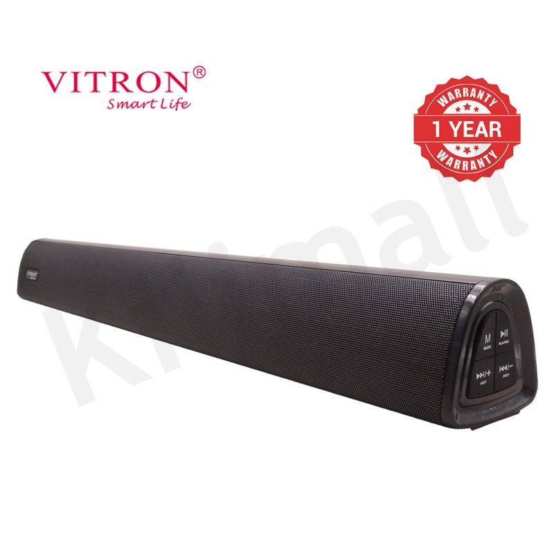 Vitron 2.1CH V51SB Wired Soundbar System with AUX USB Bluetooth Speaker System Home Audio Rich Bass 6000W