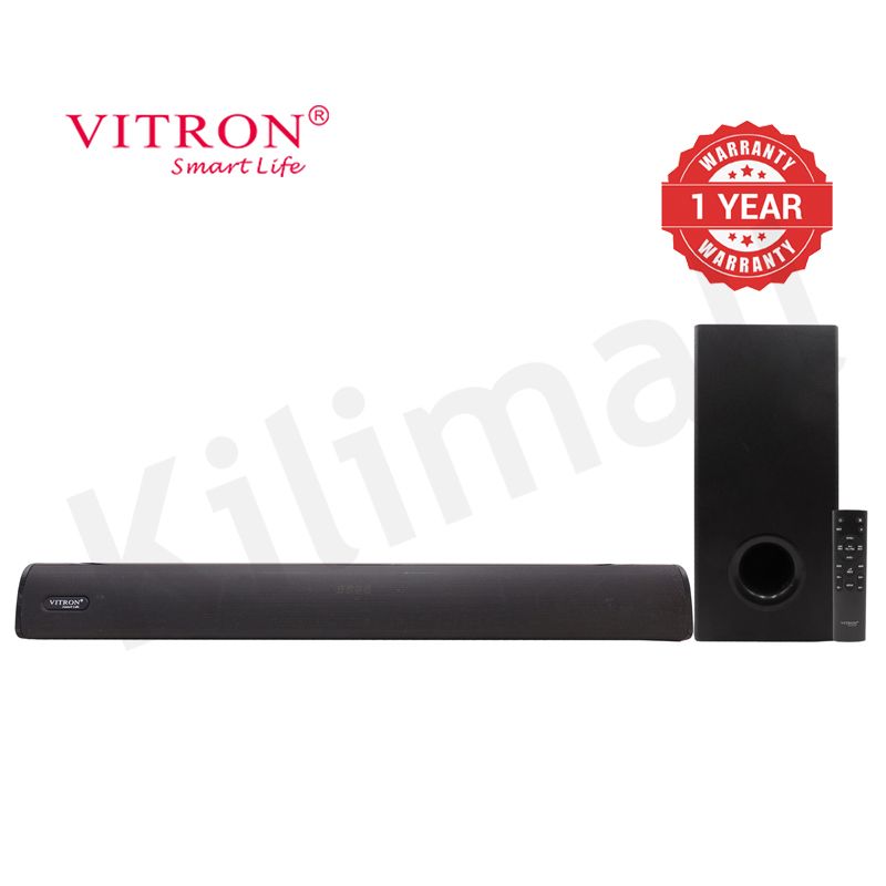 Vitron 2.1CH V51SB Wired Soundbar System with AUX USB Bluetooth Speaker System Home Audio Rich Bass 6000W