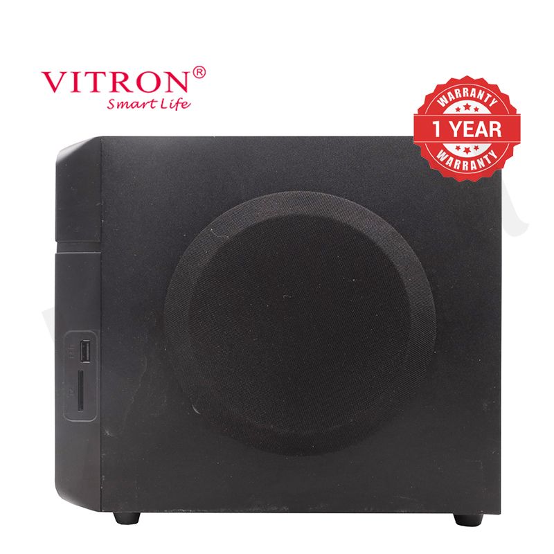 Vitron 2.1CH Multimedia Bluetooth Woofer Home Audio System Speaker System AC/DC Subwoofer 5000W with Remote Control V402