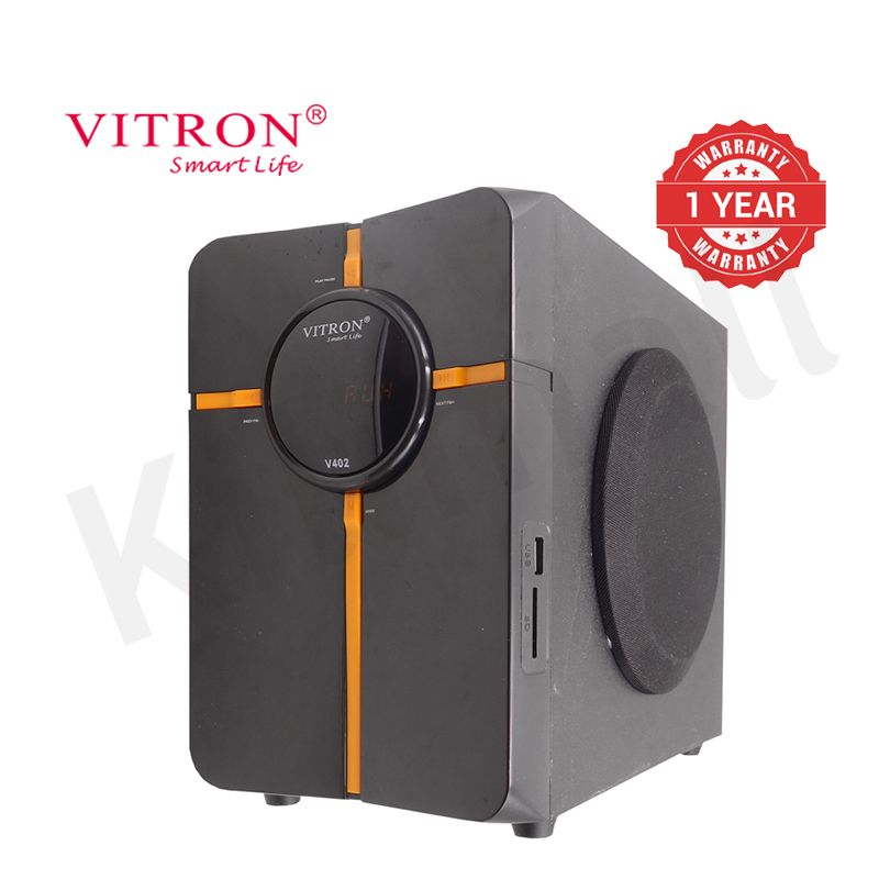 Vitron 2.1CH Multimedia Bluetooth Woofer Home Audio System Speaker System AC/DC Subwoofer 5000W with Remote Control V402