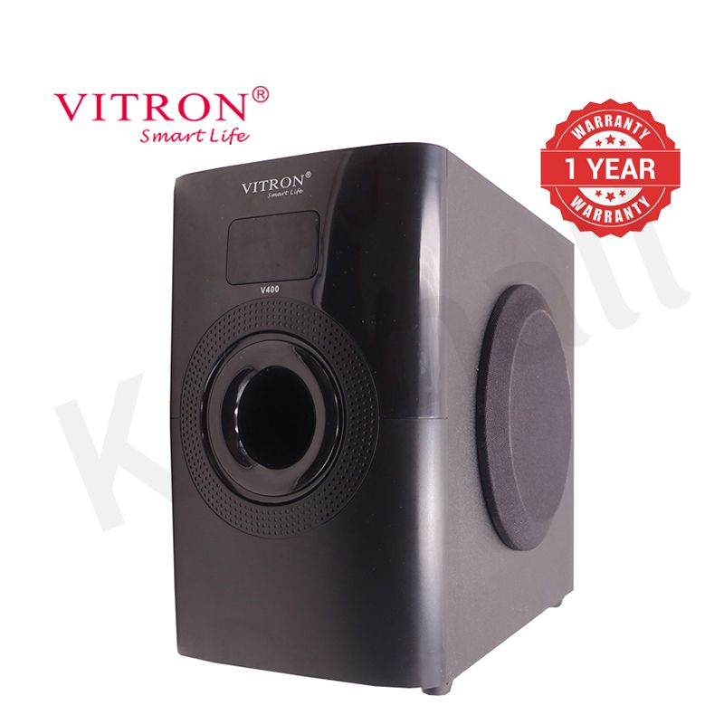 Vitron 2.1CH Multimedia Bluetooth Woofer Home Audio System Speaker System AC/DC Subwoofer 5000W with Remote Control V400