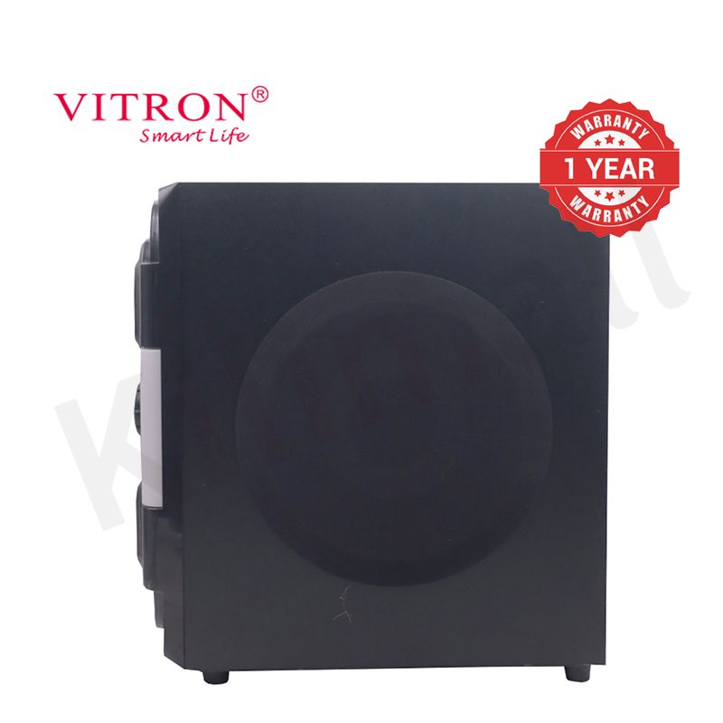Vitron 3.1CH V645 X-Bass Home Theatre System AC/DC Bluetooth Woofer Speaker System Subwoofer Home Audilo System USB SD MP3 FM Radio 10000W