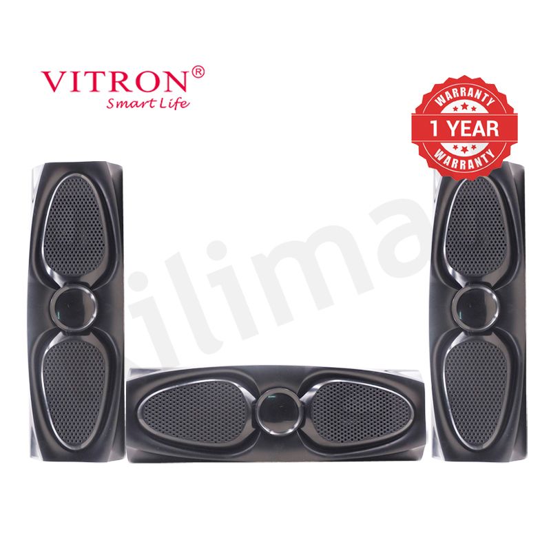 Vitron 3.1CH X-Bass Home Theatre System V652 Bluetooth Woofer with Remote Control Subwoofer USB SD MP3 Player Speaker System 8000W