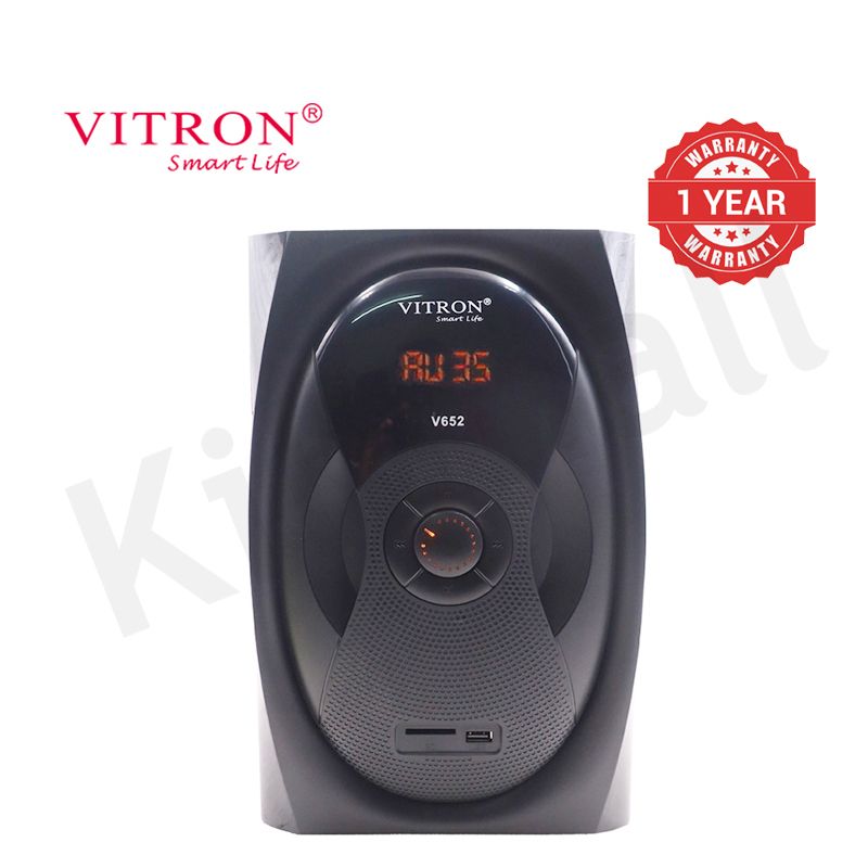 Vitron 3.1CH X-Bass Home Theatre System V652 Bluetooth Woofer with Remote Control Subwoofer USB SD MP3 Player Speaker System 8000W