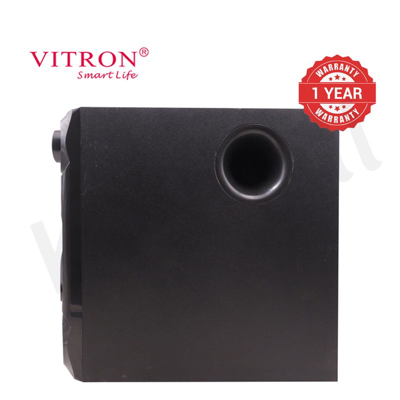 Vitron 2.1CH Speaker System Multifunctional Woofer V510 Subwoofer with USB SD FM Bluetooth LED Display Remote Control AC/DC 8000W