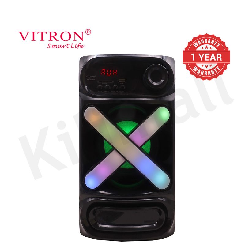 Vitron 2.1CH Speaker System Multifunctional Woofer V510 Subwoofer with USB SD FM Bluetooth LED Display Remote Control AC/DC 8000W
