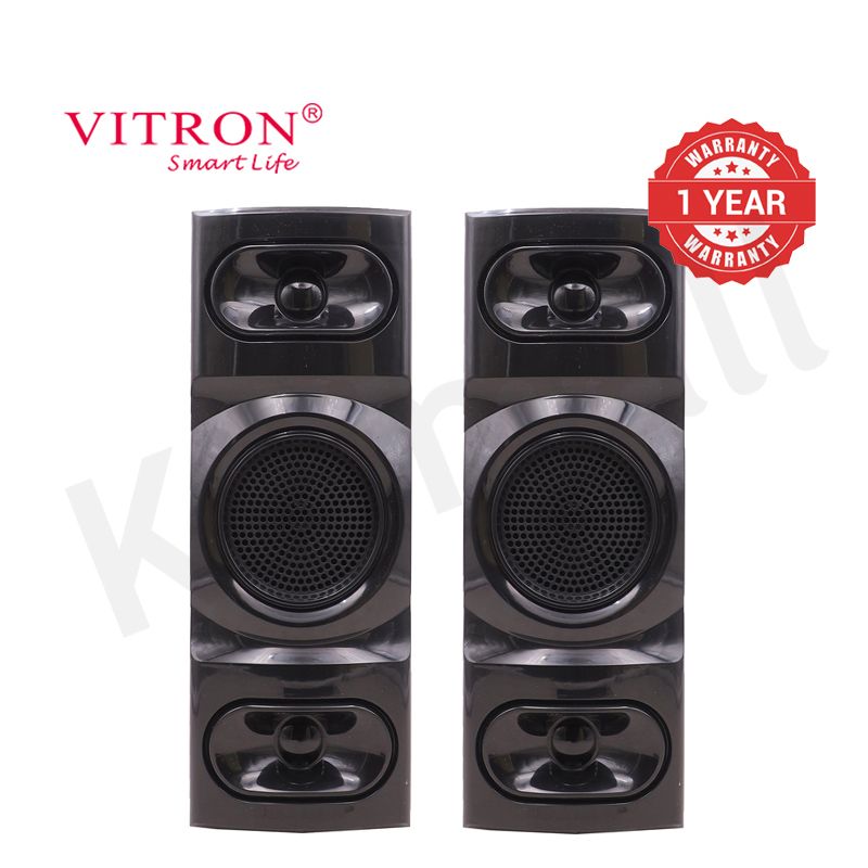 Vitron 2.1CH Speaker System Multifunctional Woofer V510 Subwoofer with USB SD FM Bluetooth LED Display Remote Control AC/DC 8000W