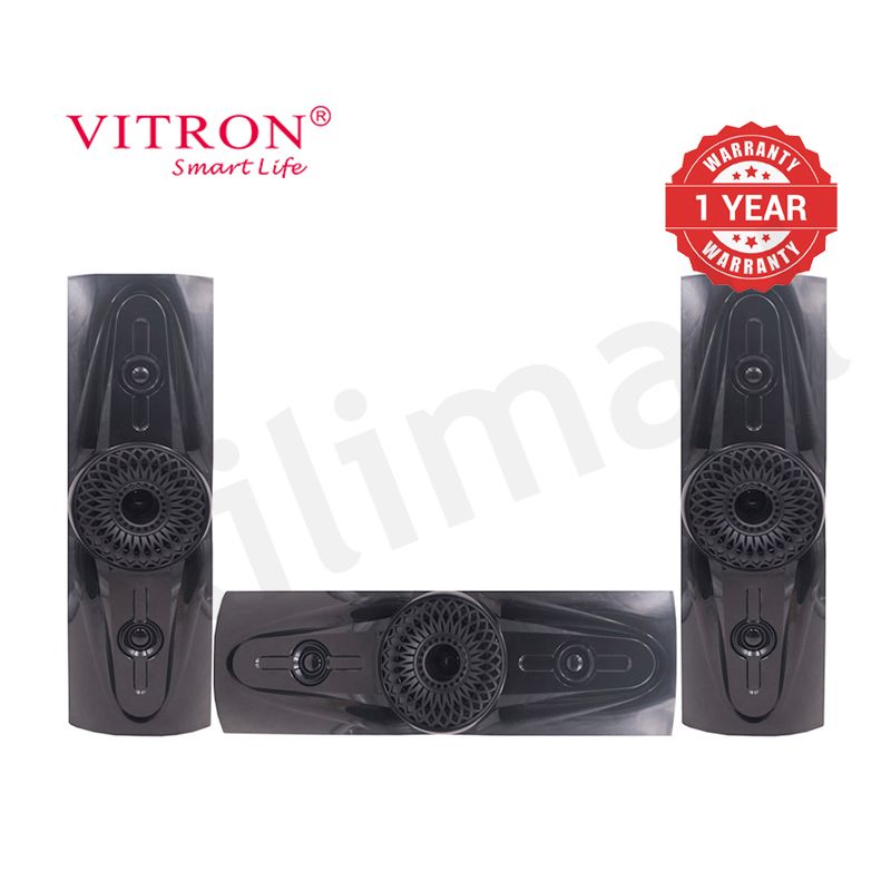 Vitron 3.1CH X-Bass HIFI Woofer Multimedia Speaker System AC/DC Subwoofer Bluetooth Home Theatre System with Remote Control 10000W MP3 Player FM USB SD V837