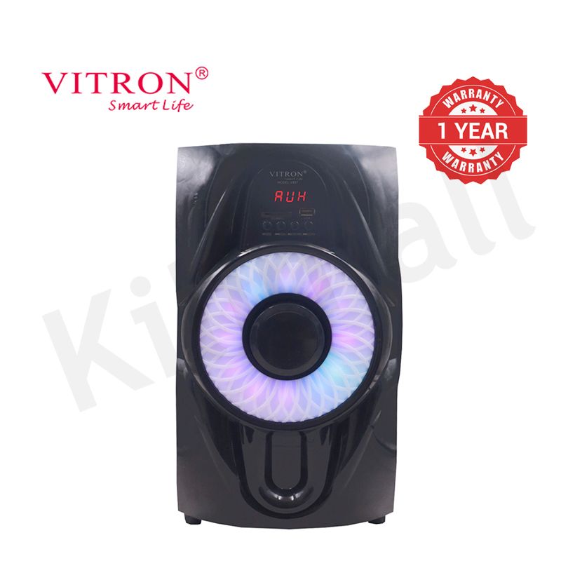 Vitron 3.1CH X-Bass HIFI Woofer Multimedia Speaker System AC/DC Subwoofer Bluetooth Home Theatre System with Remote Control 10000W MP3 Player FM USB SD V837