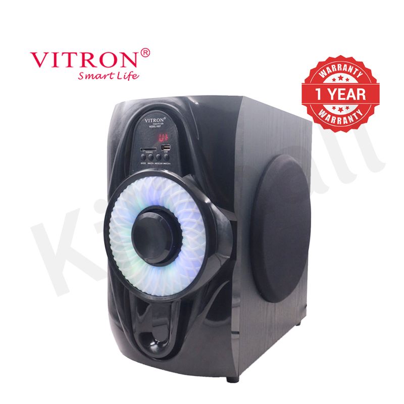 Vitron 3.1CH X-Bass HIFI Woofer Multimedia Speaker System AC/DC Subwoofer Bluetooth Home Theatre System with Remote Control 10000W MP3 Player FM USB SD V837