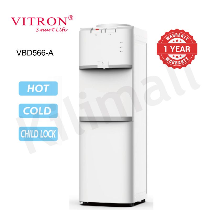 Vitron Hot and Cold Water Dispenser with Child Lock Home Applicances with Storage Cabinet VBD566-A