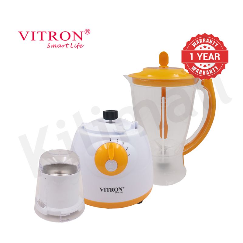 Vitron 1.5L 2 In 1 Countertop Blender with Grinding Machine and Coffee Mill Fruit Juicer with Powerful 4 Speed Motor VB-Y44