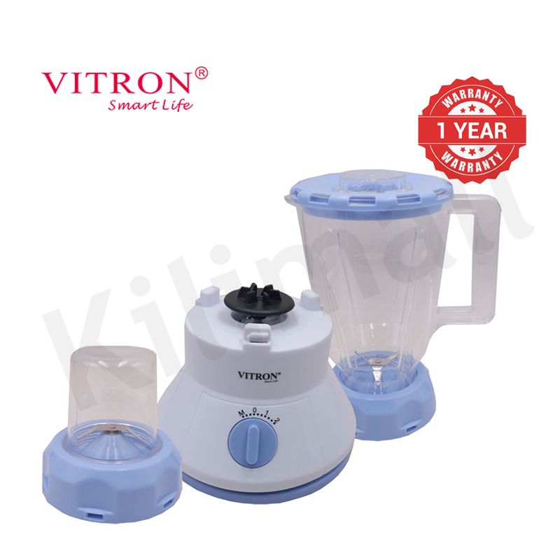 Vitron 1.5L 2 In 1 Countertop Blender with Grinding Machine and Coffee Mill Fruit Juicer with Powerful 4 Speed Motor VB-815