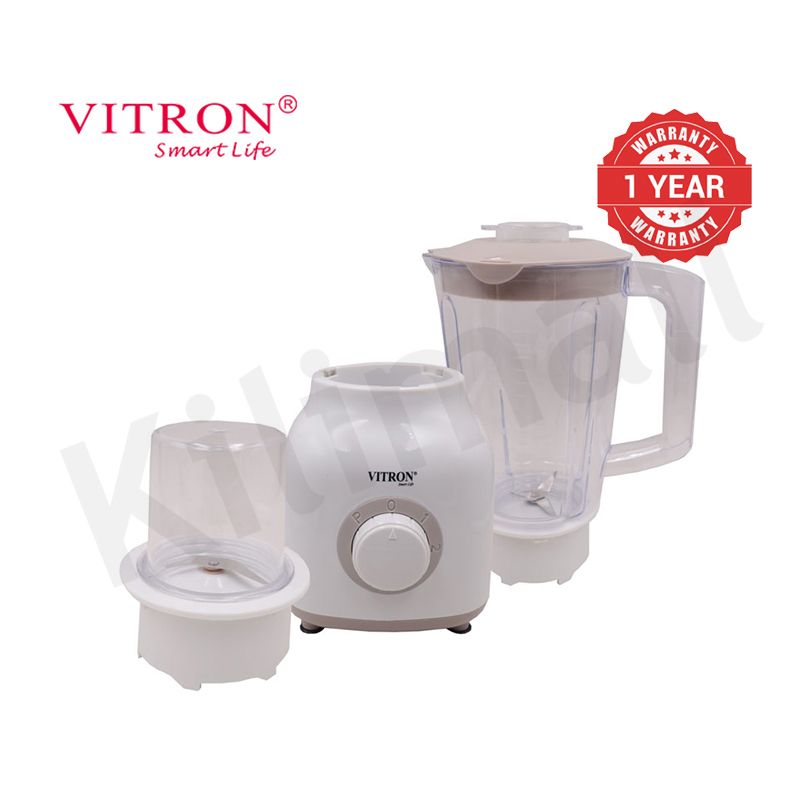 Vitron 1.5L 2 In 1 Countertop Blender with Grinding Machine and Coffee Mill Fruit Juicer with Powerful 4 Speed Motor VB-886