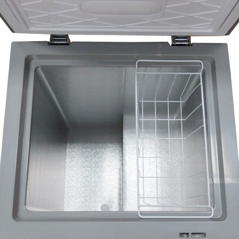 Vitron 97L Chest Freezer VDF99SG Single Flip-Up Lid Defrost Drain Freezer Energy Saving Freezer Refrigerator Fast Cooling