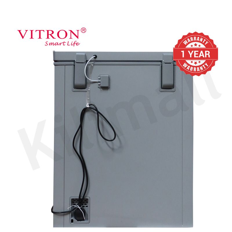 Vitron 137L Chest Freezer Single Flip-Up Lid Defrost Drain Freezer VDF142SG Energy Saving Freezer Refrigerator Fast Cooling