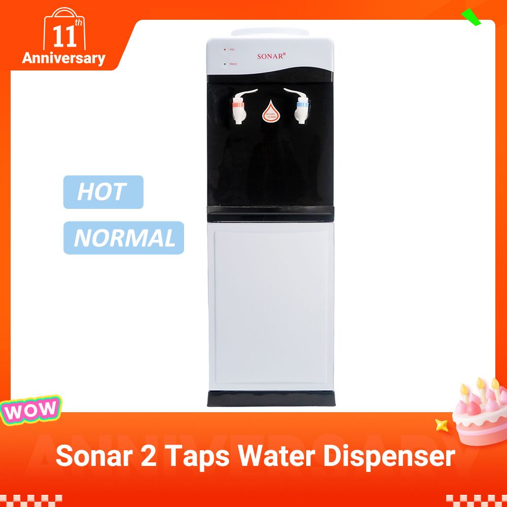【Exclusive Offer】Sonar Top Loading Hot and Normal Standing Water Dispenser with Storage Cabinet Household Appliance JY-001